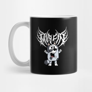 Muffin Black Bluey Mug